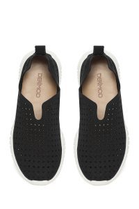 کفش زنانه جیر سرمه‌ای طرح‌دار راحتی دری مد