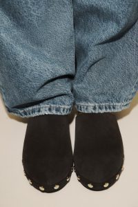 کفش زنانه جیر پاشنه گربه‌ای میخ‌دار زارا – ZARA