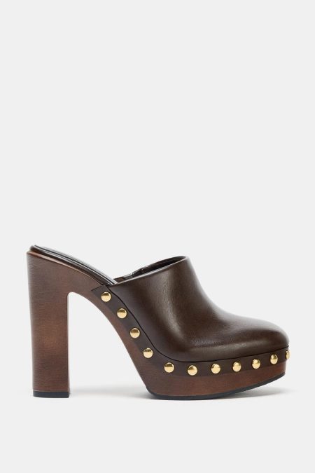 کفش زنانه صندل پاشنه بلند میخ‌دار زارا – ZARA