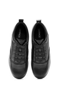 کفش زنانه مشکی لژدار راحتی دری مد