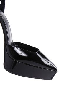 کفش زنانه مشکی مچی سگک‌دار پاشنه‌بلند دری مد