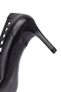 کفش زنانه مشکی پاشنه‌نازک استیلتو دری مد