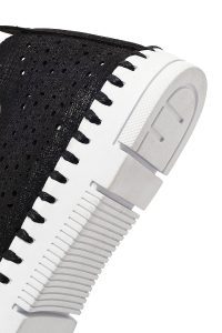 کفش زنانه پارچه‌ای مشکی راحتی دری مد