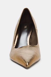 کفش زنانه پاشنه بلند افکت متالیک زارا – ZARA