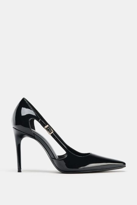 کفش زنانه پاشنه بلند با برش جانبی زارا – ZARA