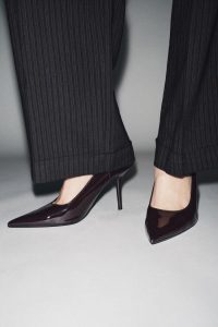 کفش زنانه پاشنه بلند با برش جانبی زارا – ZARA