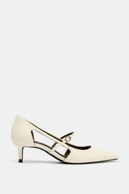 کفش زنانه پاشنه بلند با برش جانبی زارا – ZARA