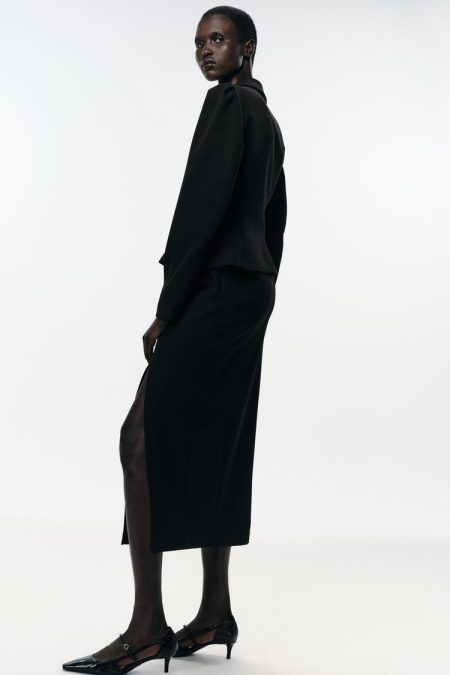 کفش زنانه پاشنه بلند با جزئیات برجسته و برش جانبی زارا – ZARA
