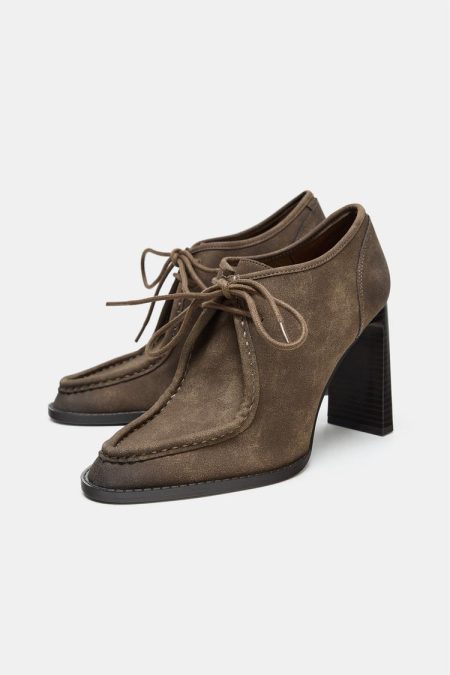 کفش زنانه پاشنه بلند بنددار زارا – ZARA