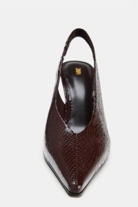 کفش زنانه پاشنه بلند طرح حیوانات برجسته زارا – ZARA