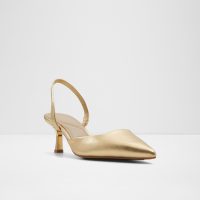 کفش زنانه پاشنه بلند طلایی آلدو GAVEDESSI – ALDO
