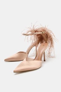 کفش زنانه پاشنه بلند پر زارا – ZARA