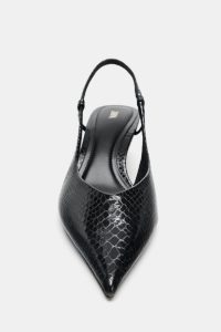 کفش زنانه پشت‌باز با بافت زارا – ZARA