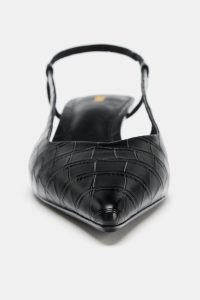 کفش زنانه پشت‌باز برجسته زارا – ZARA