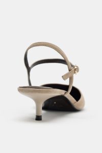 کفش زنانه پشت‌باز جیر پاشنه گربه‌ای زارا – ZARA