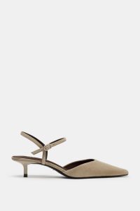 کفش زنانه پشت‌باز جیر پاشنه گربه‌ای زارا – ZARA
