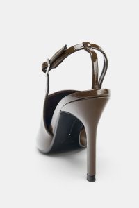 کفش زنانه پشت‌باز روی پا بلند زارا – ZARA