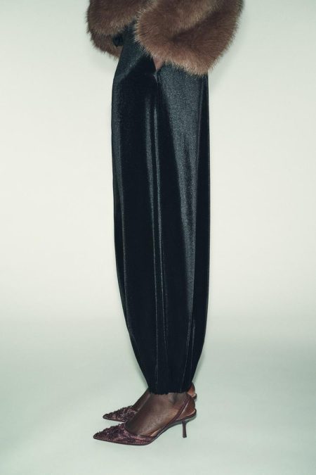 کفش زنانه پشت‌باز مش و کریستال زارا – ZARA