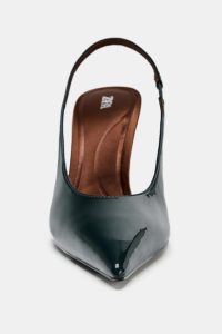 کفش زنانه پشت‌باز ورنی زارا – ZARA