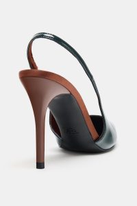 کفش زنانه پشت‌باز ورنی زارا – ZARA