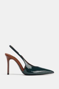 کفش زنانه پشت‌باز ورنی زارا – ZARA