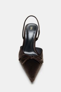 کفش زنانه پشت‌باز پاشنه بلند زارا – ZARA
