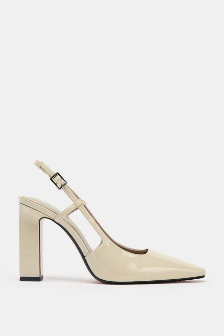 کفش زنانه پشت‌باز پاشنه بلند زارا – ZARA