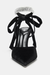 کفش زنانه پشت‌باز کریستالی زارا – ZARA