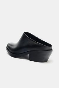 کفش زنانه چرم بایکر کلوگ زارا – ZARA