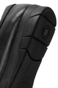 کفش زنانه چرم مشکی راحتی دری مد