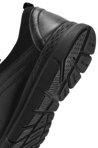 کفش زنانه چرم مشکی راحتی دری مد