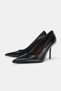 کفش زنانه چرم پاشنه بلند زارا – ZARA