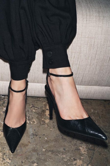 کفش زنانه چرم پاشنه بلند زارا – ZARA