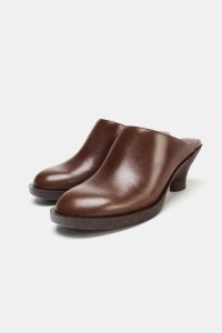 کفش زنانه چرم پاشنه بلند کلوگ زارا – ZARA