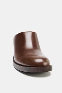 کفش زنانه چرم پاشنه بلند کلوگ زارا – ZARA