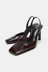 کفش زنانه چرم پشت‌باز زارا – ZARA