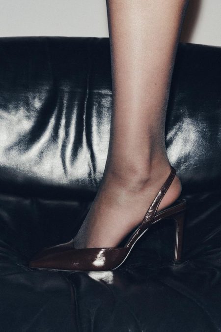 کفش زنانه چرم پشت‌باز زارا – ZARA