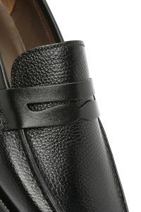 کفش لوفر رسمی مردانه مشکی چرمی دری مد