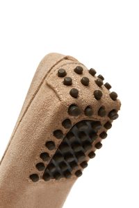 کفش لوفر زنانه جیر بژ دری مد