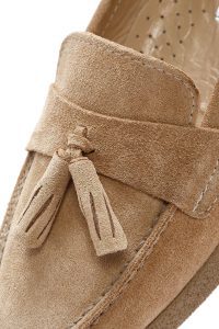 کفش لوفر زنانه جیر بژ راحتی دری مد