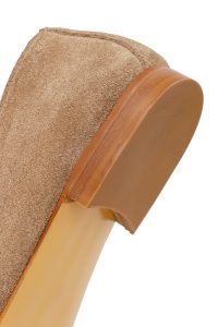 کفش لوفر زنانه جیر بژ مدل ماسکولن دری مد