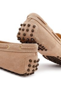 کفش لوفر زنانه جیر بژ منگوله‌دار دری مد