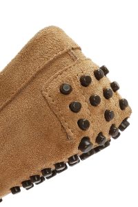 کفش لوفر زنانه جیر شتری منگوله‌دار دری مد