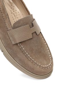 کفش لوفر زنانه جیر ویزون راحتی دری مد