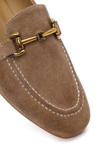 کفش لوفر زنانه جیر ویزون سگک‌دار دری مد