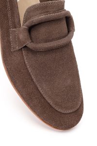 کفش لوفر زنانه جیر ویزون سگک‌دار مدل ماسکولن دری مد