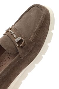 کفش لوفر زنانه جیر ویزون لژدار راحتی دری مد