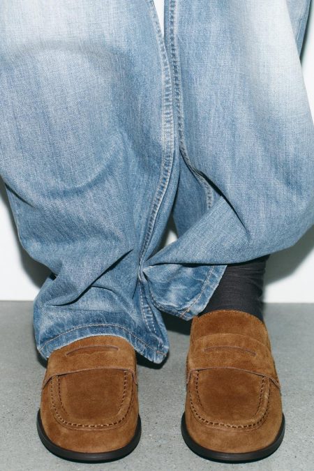 کفش لوفر زنانه جیر پنی زارا – ZARA