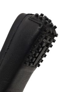 کفش لوفر زنانه چرم مشکی دری مد