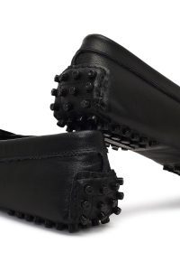 کفش لوفر زنانه چرم مشکی دری مد